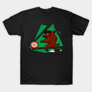 Axe throwing bull - axe throwing T-Shirt